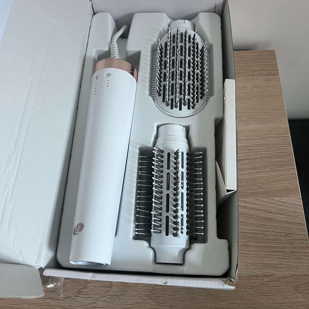 T3 White and Rose Gold Hair Styling Set